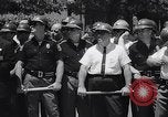 Image of James Hood and Vivian Malone enter University of Alabama Tuscaloosa Alabama USA, 1963, second 41 stock footage video 65675036867