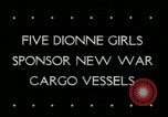 Image of Dionne quintuplets New York United States USA, 1943, second 1 stock footage video 65675036894
