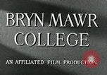 Immagine di Bryn Mawr College Philadelphia Pennsylvania USA, 1948, secondo 12 filmato di repertorio 65675036899
