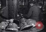 Image of helmet manufacturing factory Florence Italy, 1939, second 41 stock footage video 65675036949