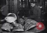 Image of helmet manufacturing factory Florence Italy, 1939, second 42 stock footage video 65675036949