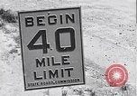 Image of signs on American highways United States USA, 1932, second 7 stock footage video 65675036982