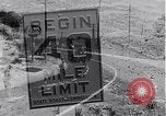 Image of signs on American highways United States USA, 1932, second 11 stock footage video 65675036982