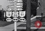 Image of signs on American highways United States USA, 1932, second 54 stock footage video 65675036982