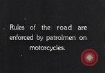Image of Maryland State police motorcycle patrol officers United States USA, 1932, second 1 stock footage video 65675036983