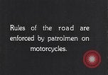 Image of Maryland State police motorcycle patrol officers United States USA, 1932, second 4 stock footage video 65675036983