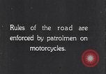 Image of Maryland State police motorcycle patrol officers United States USA, 1932, second 5 stock footage video 65675036983