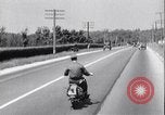 Image of Maryland State police motorcycle patrol officers United States USA, 1932, second 26 stock footage video 65675036983