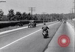 Image of Maryland State police motorcycle patrol officers United States USA, 1932, second 27 stock footage video 65675036983