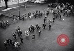 Image of workers arriving for jobs in city New York City USA, 1939, second 30 stock footage video 65675036990
