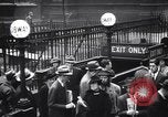 Image of workers arriving for jobs in city New York City USA, 1939, second 31 stock footage video 65675036990
