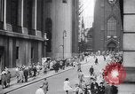 Image of workers arriving for jobs in city New York City USA, 1939, second 42 stock footage video 65675036990