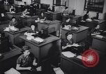 Image of workers arriving for jobs in city New York City USA, 1939, second 52 stock footage video 65675036990