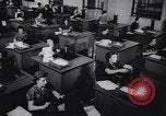 Image of workers arriving for jobs in city New York City USA, 1939, second 53 stock footage video 65675036990