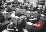 Image of workers arriving for jobs in city New York City USA, 1939, second 54 stock footage video 65675036990