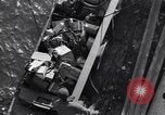 Image of load material into DUKW amphibious vehicle Naples Italy, 1943, second 56 stock footage video 65675036999