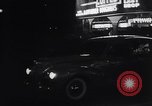 Image of trucks moving goods into city at night New York United States USA, 1940, second 4 stock footage video 65675037010