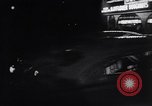 Image of trucks moving goods into city at night New York United States USA, 1940, second 5 stock footage video 65675037010