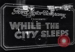 Image of trucks moving goods into city at night New York United States USA, 1940, second 9 stock footage video 65675037010