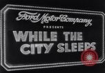 Image of trucks moving goods into city at night New York United States USA, 1940, second 10 stock footage video 65675037010