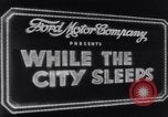 Image of trucks moving goods into city at night New York United States USA, 1940, second 13 stock footage video 65675037010