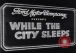 Image of trucks moving goods into city at night New York United States USA, 1940, second 25 stock footage video 65675037010