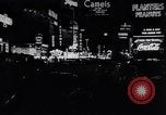 Image of trucks moving goods into city at night New York United States USA, 1940, second 29 stock footage video 65675037010