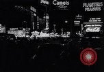 Image of trucks moving goods into city at night New York United States USA, 1940, second 30 stock footage video 65675037010