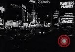 Image of trucks moving goods into city at night New York United States USA, 1940, second 34 stock footage video 65675037010