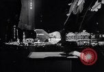 Image of trucks moving goods into city at night New York United States USA, 1940, second 60 stock footage video 65675037010