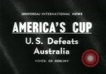 Standbild America's Cup Serie United States USA, 1962, aus Sekunde 3 historischem Filmmaterial Videoclip 65675037030