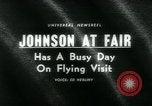 Image of President Johnson visiting Worlds Fair New York United States USA, 1964, second 5 stock footage video 65675037035