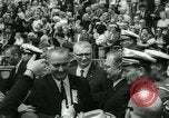 Image of President Johnson visiting Worlds Fair New York United States USA, 1964, second 22 stock footage video 65675037035