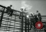 Image of building Aswan Dam Egypt, 1964, second 32 stock footage video 65675037039
