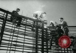 Image of building Aswan Dam Egypt, 1964, second 34 stock footage video 65675037039