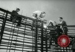 Image of building Aswan Dam Egypt, 1964, second 35 stock footage video 65675037039