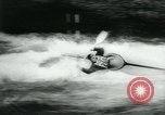 Image of White-Water Kayak race Europe, 1964, second 20 stock footage video 65675037040