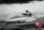 Image of White-Water Kayak race Europe, 1964, second 22 stock footage video 65675037040