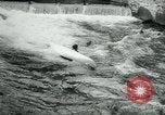 Image of White-Water Kayak race Europe, 1964, second 34 stock footage video 65675037040