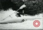 Image of White-Water Kayak race Europe, 1964, second 51 stock footage video 65675037040