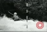 Image of White-Water Kayak race Europe, 1964, second 54 stock footage video 65675037040