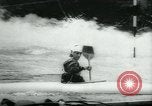 Image of White-Water Kayak race Europe, 1964, second 59 stock footage video 65675037040