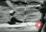 Image of White-Water Kayak race Europe, 1964, second 62 stock footage video 65675037040