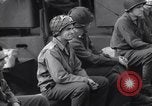 Image of American soldiers on board landing craft before D-Day invasion of Norm England United Kingdom, 1944, second 30 stock footage video 65675037051