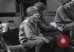 Image of American soldiers on board landing craft before D-Day invasion of Norm England United Kingdom, 1944, second 31 stock footage video 65675037051