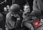 Image of American soldiers on board landing craft before D-Day invasion of Norm England United Kingdom, 1944, second 43 stock footage video 65675037051