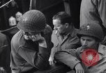 Image of American soldiers on board landing craft before D-Day invasion of Norm England United Kingdom, 1944, second 44 stock footage video 65675037051