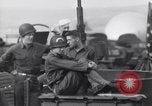 Image of American soldiers on board landing craft before D-Day invasion of Norm England United Kingdom, 1944, second 49 stock footage video 65675037051