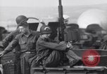 Image of American soldiers on board landing craft before D-Day invasion of Norm England United Kingdom, 1944, second 50 stock footage video 65675037051