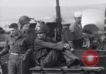 Image of American soldiers on board landing craft before D-Day invasion of Norm England United Kingdom, 1944, second 51 stock footage video 65675037051